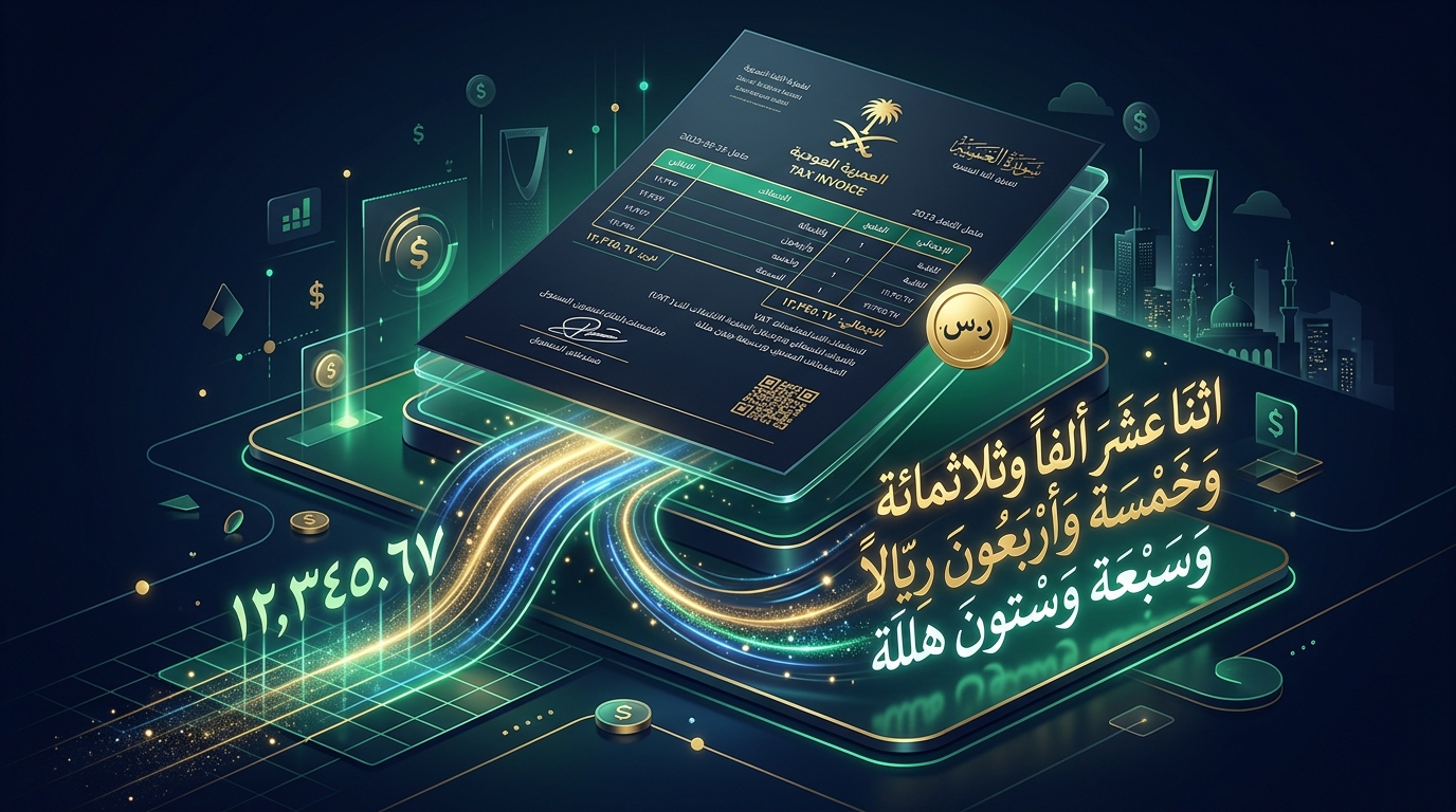 تطبيق التفقيط العربي التلقائي (Arabic Tafqeet)