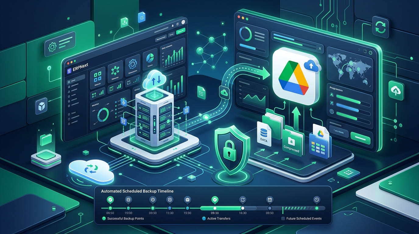 تطبيق تكامل النسخ الاحتياطي مع Google Drive